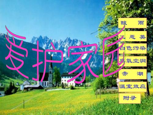 环境污染与环境保护PPT课件