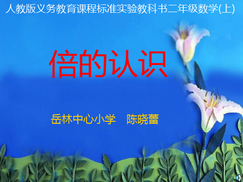 人教版义务教育课程标准实验教科书二年级数学(上)