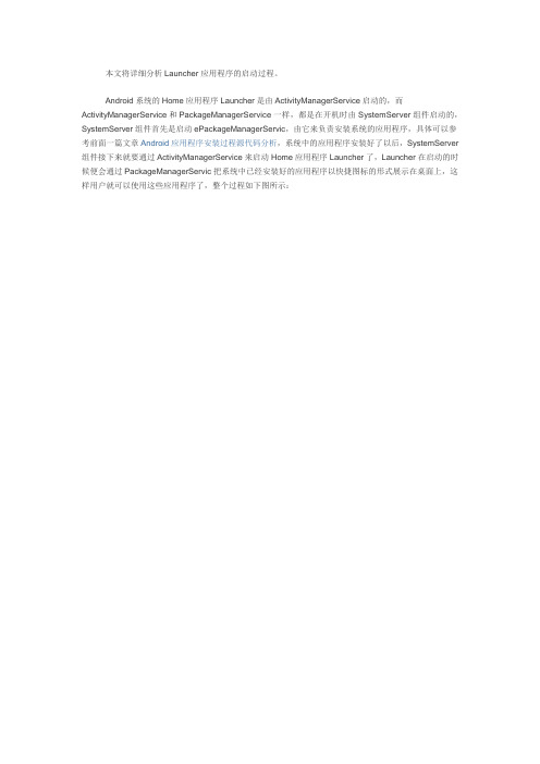 Android系统(Launcher)