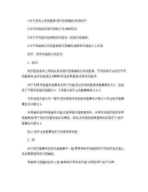 LTE天线端口的理解.