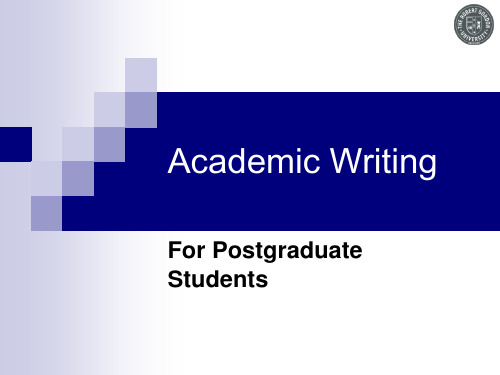 academic writing rules