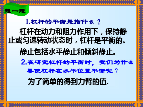 杠杆原理及应用ppt课件