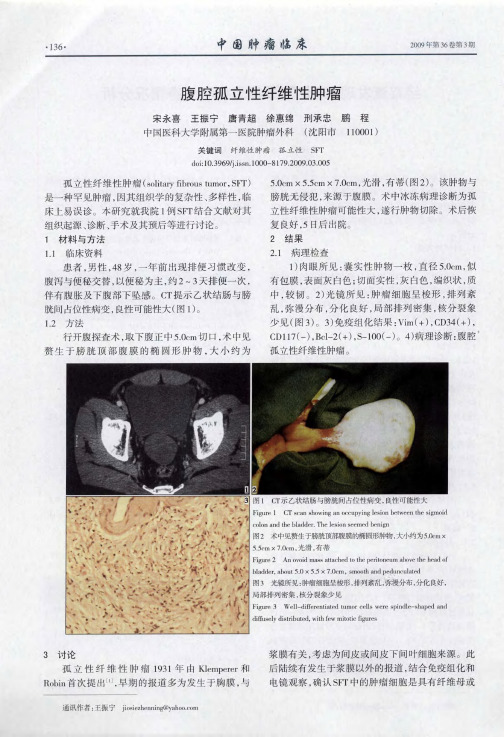 腹腔孤立性纤维性肿瘤