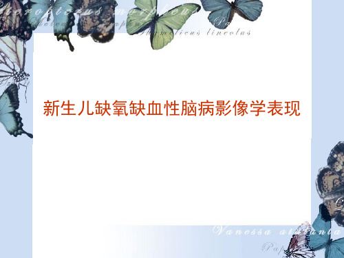 --新生儿缺氧缺血性脑病影像学表现