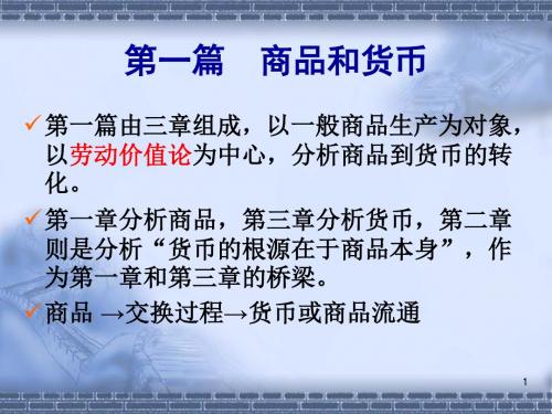 资本论第三讲商品