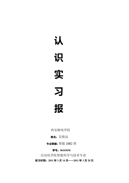 智能科学与技术报告