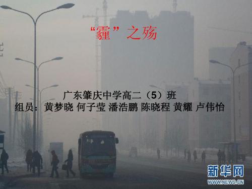 高中学生研究性学习成果展示(134)：“霾”之殇
