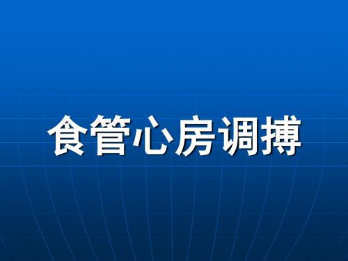 食管心房调搏.