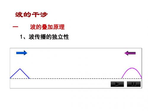 高二物理波的干涉1