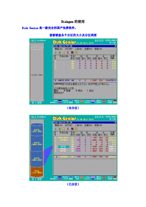 Diskgen的使用