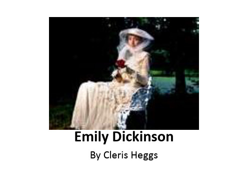 Emily Dickinson 英文介绍