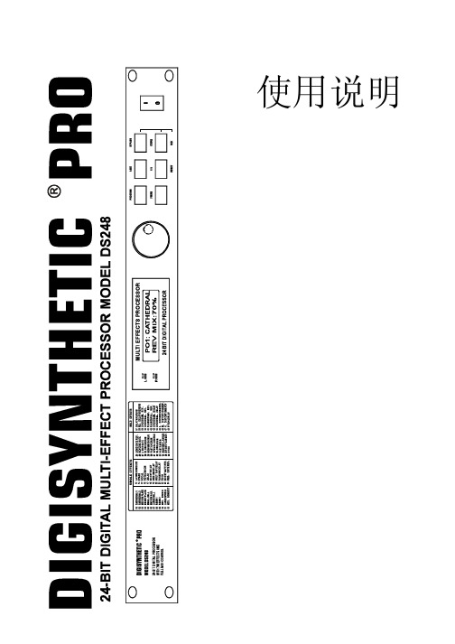 DIGISYNTHETIC PRO DS248 使用说明