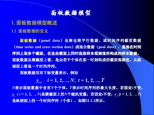 面板数据模型