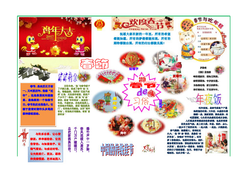 2017鸡年春节电子小报(四)