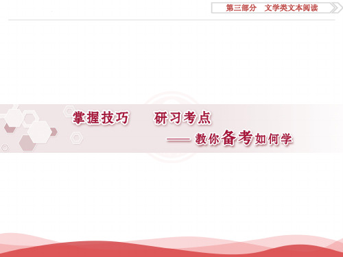 2017优化方案高考一轮总复习·语文(人教版)课件：第3部分 专题2 考点1 理清结构思路,分析句段作用