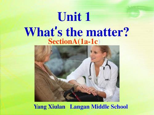 2014年八年级英语下册Unit 1 SectionA(1a-1c)课件