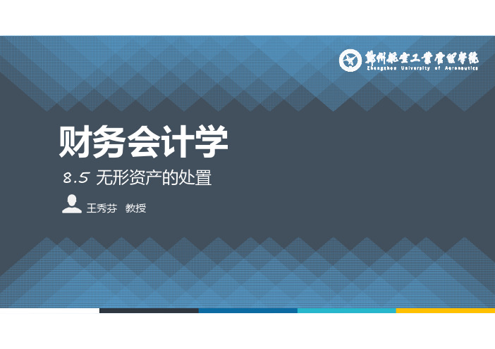 8.5 无形资产的处置