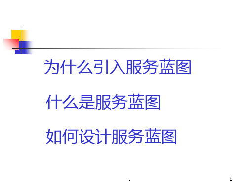 服务蓝图(餐饮版)ppt课件