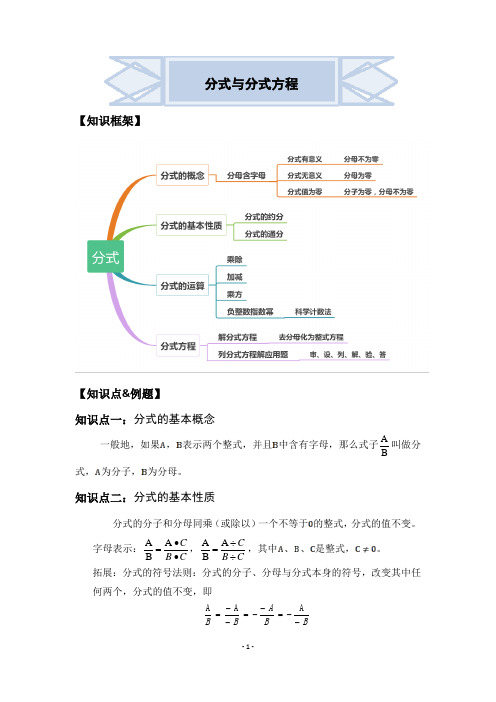 分式与分式方程辅导讲义