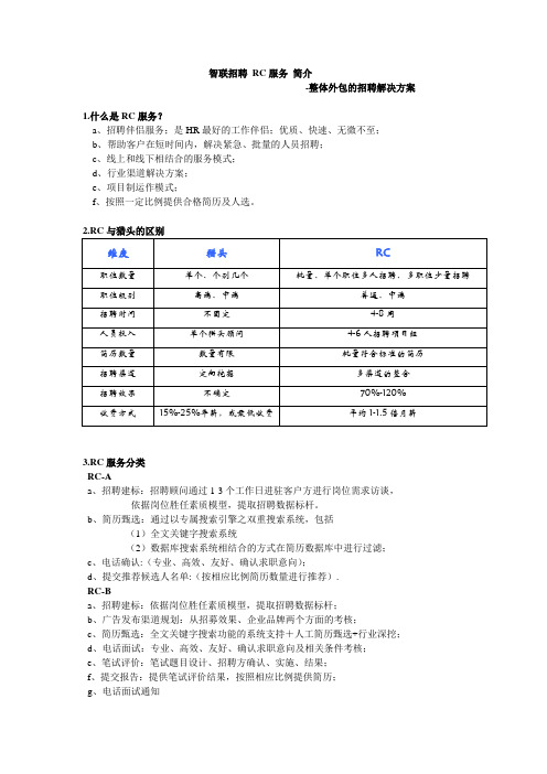 智联招聘RC服务简介