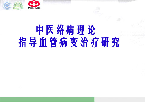 中国行络病理论讲稿..