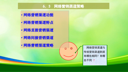 网络营销渠道策略(PPT 42页)