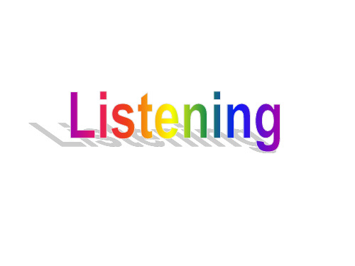 高中英语 Module 5 A Lesson in a Lab Listening课件 