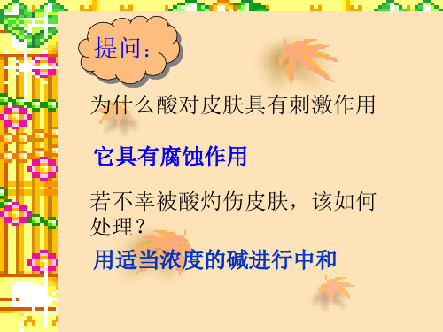 七年级科学浓酸的强腐蚀性(201912)