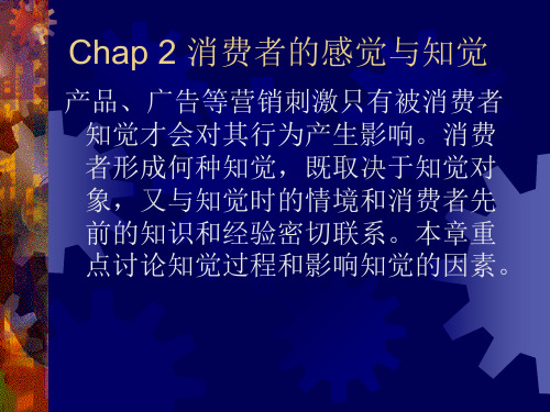 消费者行为学2-知觉