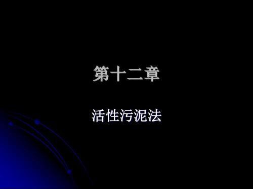 1212活性污泥法