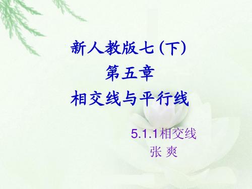 5.1.1相交线