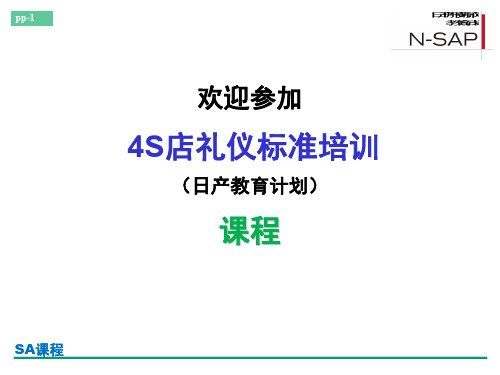 4S店礼仪标准培训教材(PPT 107页)