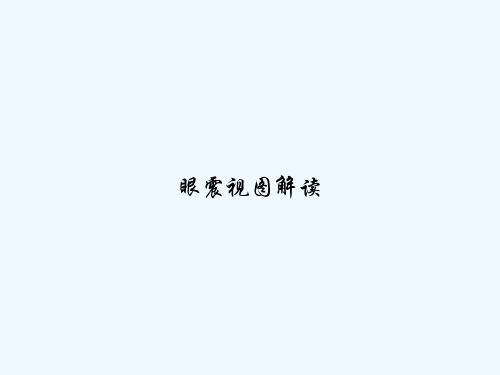眼震视图解读 PPT