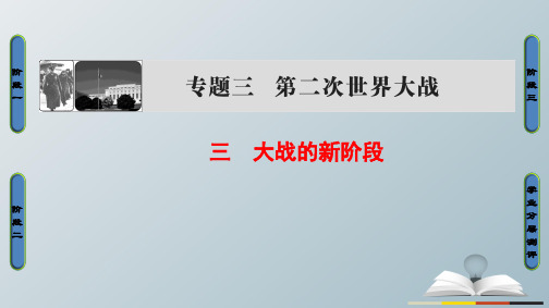 高中历史专题3第二次世界大战3大战的新阶段课件人民版选修3