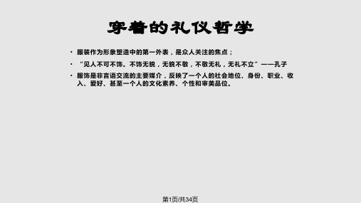 商务女士着装礼仪精PPT课件