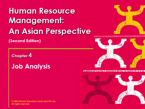 人力资源管理英文课件：Chapter 4 Job Analysis