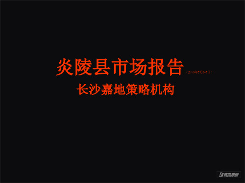 炎陵县市场调查报告9