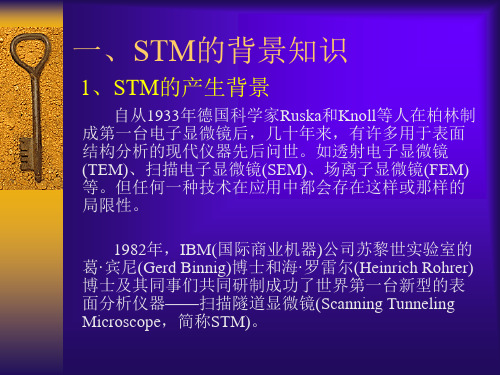 STM的背景知识1解析