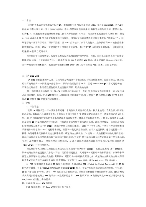 Packet Over SDH技术