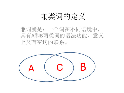 兼类词