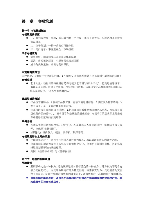 电视策划