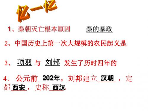 七年级历史上册_第11课统一国家的巩固课件_华东师大版(3)