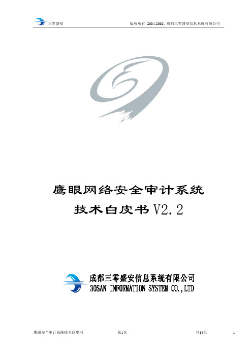 鹰眼网络安全审计系统技术白皮书V2.2