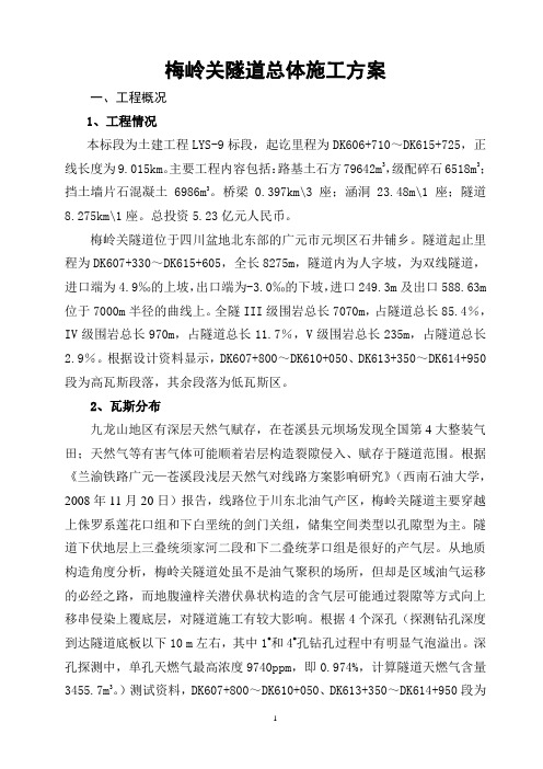 施工总体优化方案汇报材料(YS-9标段)1