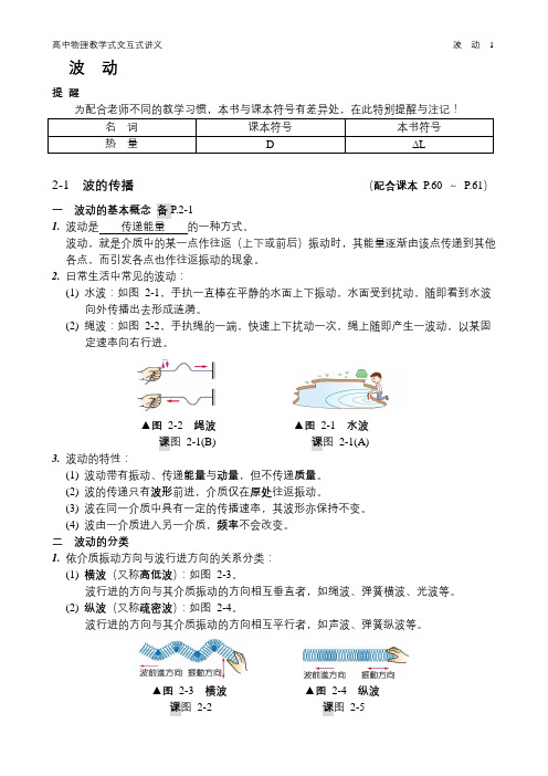 物理互动式教学讲义_波动