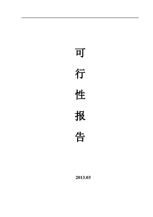 (可行性报告)漆包线可行性报告