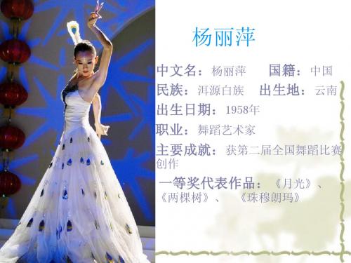杨丽萍简介