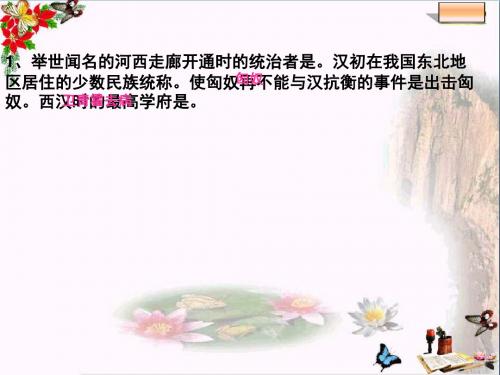 统一国家的巩固PPT优秀课件1 华东师大版
