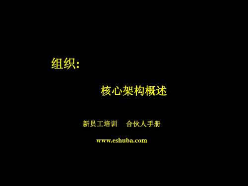 麦肯锡新人培训和7S(