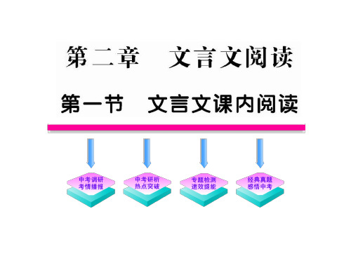 初中语文复习—课内文言文阅读